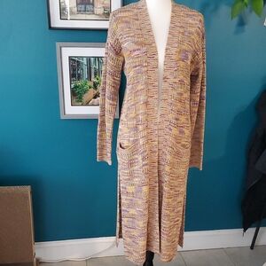 Liverpool Multicolor Long Knit Cardigan